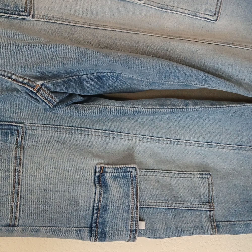 HIDDEN Los Angeles Tracey Cargo Straight Stretch Jean - Picture 3 of 7